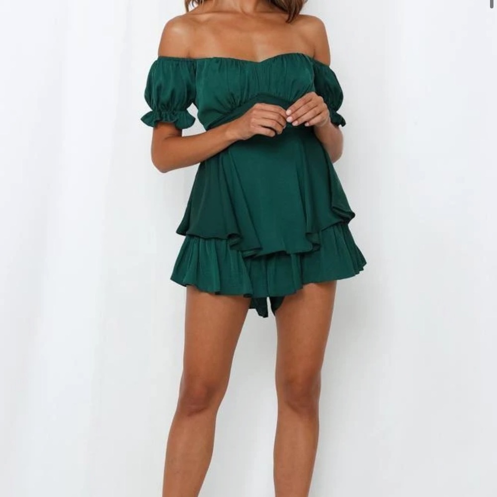 Emerald Green Romper
